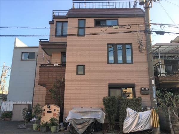 豊中市庄内宝町 H様 外壁防水リフォーム