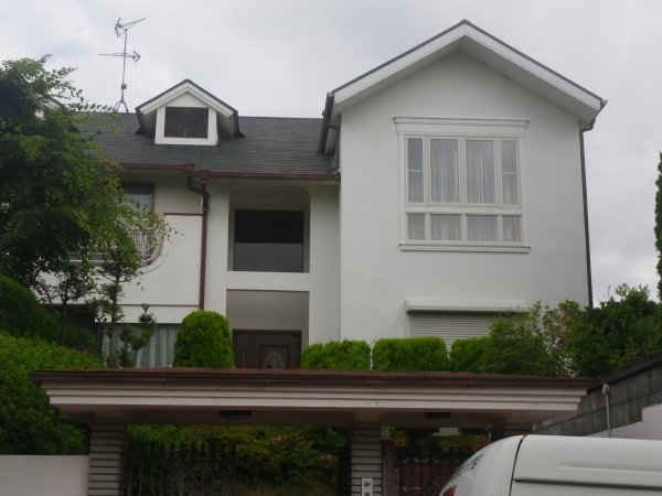 西宮市甲陽園K様邸屋根外壁防水塗装リフォーム