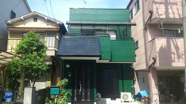 大阪市鶴見区茨田大宮O様邸屋根外壁防水塗装リフォーム工事