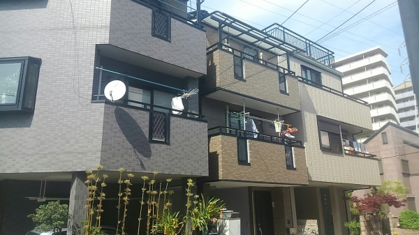 豊中市野田町K様邸外屋根壁防水塗装リフォーム