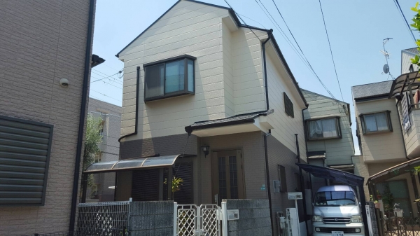 西宮市段上町Y様邸屋根外壁防水塗装リフォーム