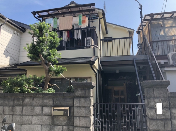 豊中市豊南町U様邸外壁塗装防水リフォーム
