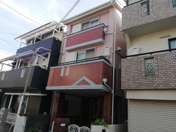 豊中市夕日丘O様邸外壁屋根塗装・防水リフォーム