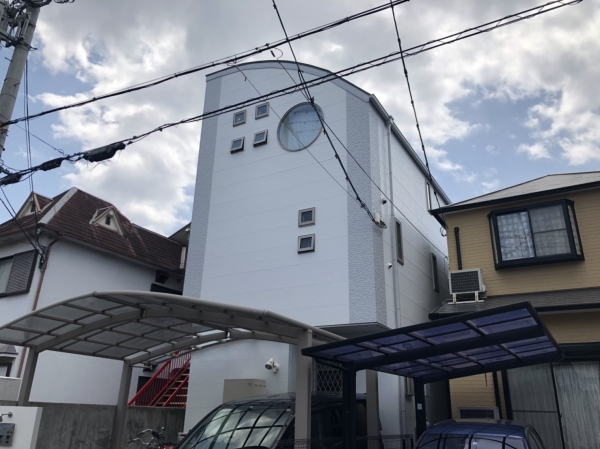 尼崎市東園田町 H様邸屋根外壁塗装防水リフォーム