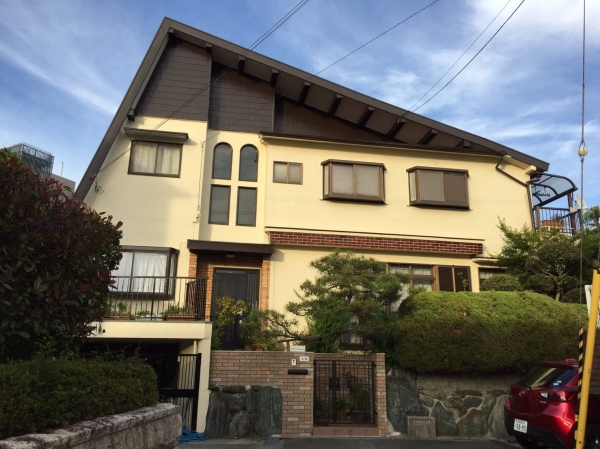 豊中市待兼山町K様邸外壁塗装防水リフォーム
