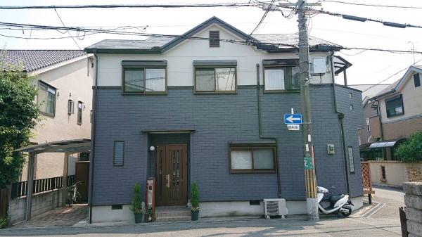 豊中市原田元町Y様邸外壁屋根塗装防水リフォーム