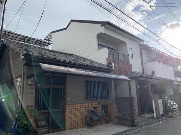 豊中市大黒町S様邸外壁屋根塗装防水リフォーム