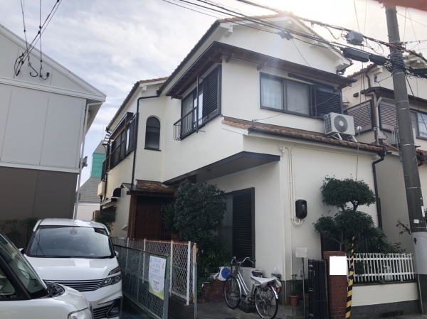 伊丹市S様邸外壁塗装防水リフォーム