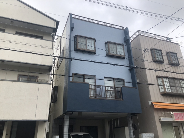豊中市熊野町M様邸外壁塗装屋上防水リフォーム