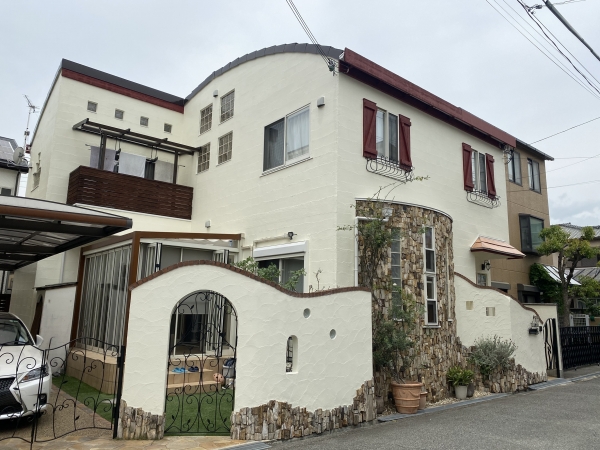 豊中市曽根南町F様邸外壁塗装防水リフォーム