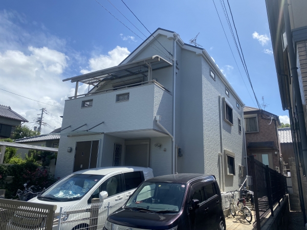 豊中市岡町K様邸外壁屋根塗装防水リフォーム