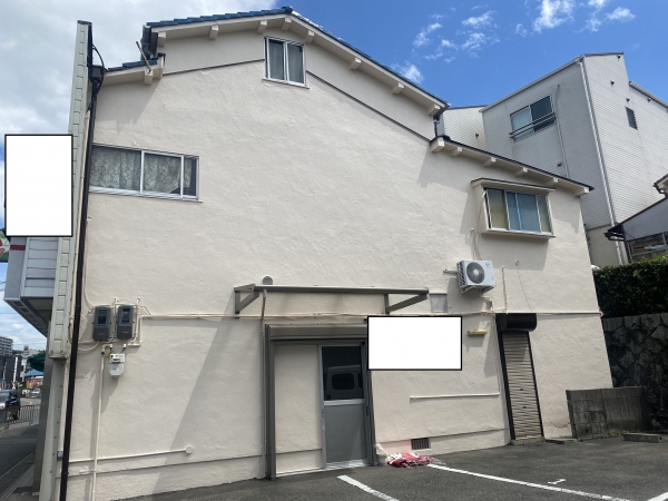 豊中市西泉丘T様邸散水調査外壁(側面)塗装