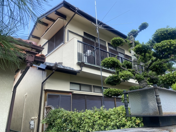 豊中市服部豊町K様邸外壁屋根塗装防水リフォーム