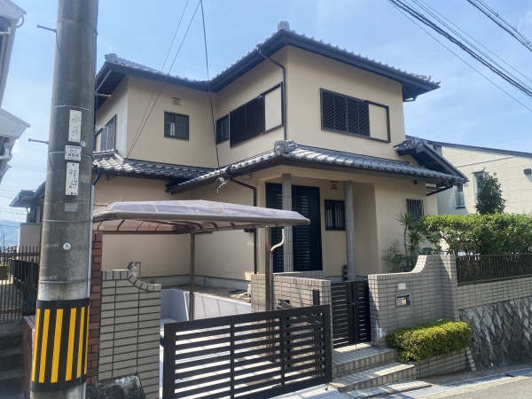 池田市伏尾台A様邸外壁塗装屋根漆喰リフォーム