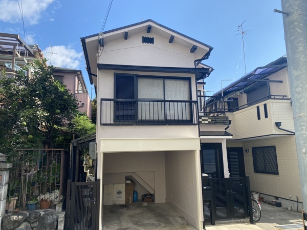 豊中市宮山町T様邸外壁屋根塗装防水リフォーム