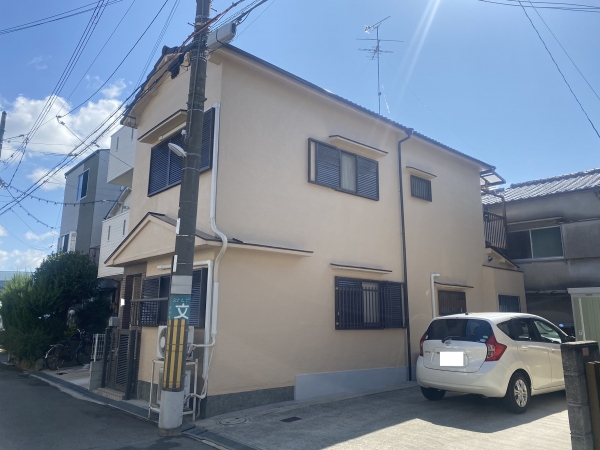 豊中市桜の町K様邸外壁塗装防水リフォーム