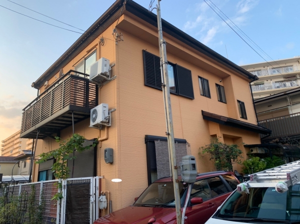 尼崎市武庫元町K様邸外壁塗装防水リフォーム