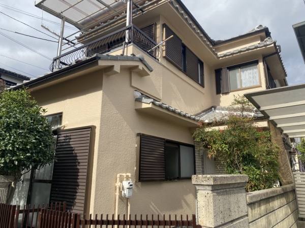 豊中市熊野町S様外壁塗装屋根漆喰リフォーム
