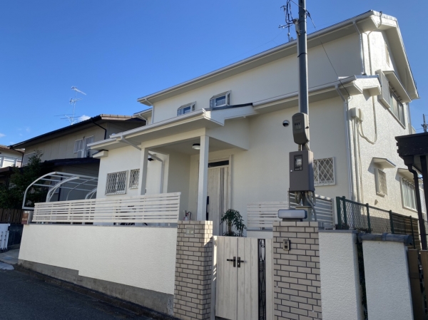 川西市陽台S様邸外壁屋根塗装防水リフォーム