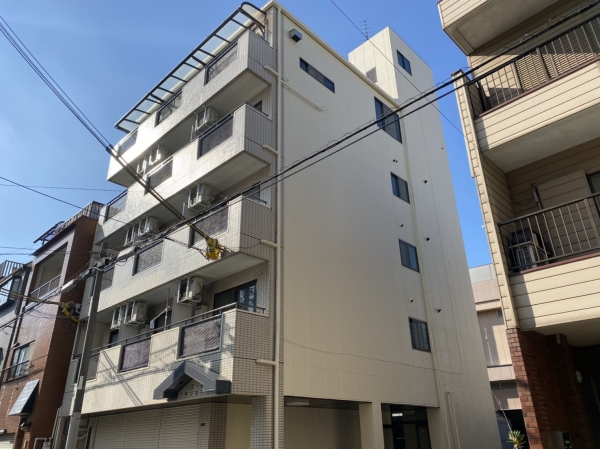 大阪市此花区西九条コーポS様外壁大規模修繕リフォーム