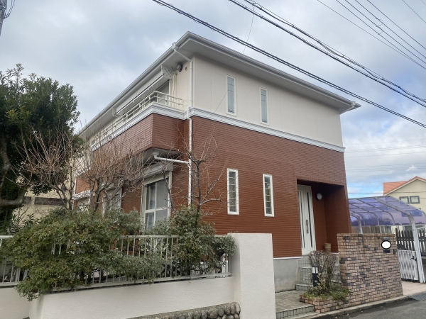 豊能郡豊能町Y様邸外壁屋根塗装防水リフォーム