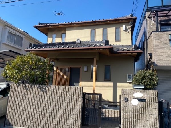 豊中市中桜塚S様邸外壁屋根塗装防水リフォーム