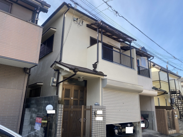 豊中市末広町Y様邸外壁屋根塗装防水リフォーム
