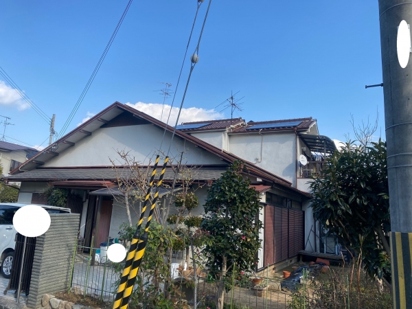 西宮市上甲子園N様邸外壁屋根塗装防水リフォーム