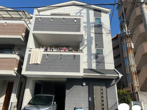 尼崎市尾浜町I様邸外壁屋根塗装防水リフォーム