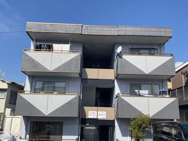 池田市神田A様所有物件外壁塗装防水リフォーム