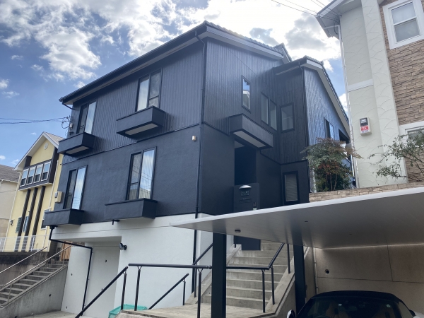 豊中市東豊中町O様邸外壁屋根塗装防水リフォーム
