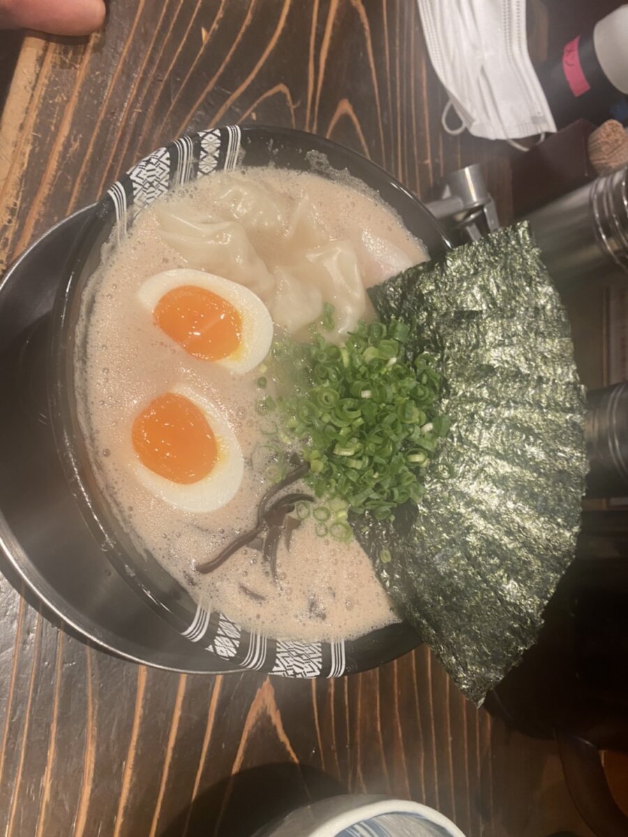 豚骨ラーメン！