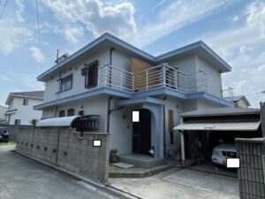 豊中市熊野町 T様邸 外壁塗装防水リフォーム