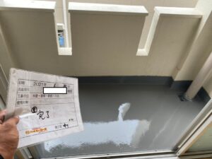 豊中市城山 K様邸 ベランダ防水リフォーム