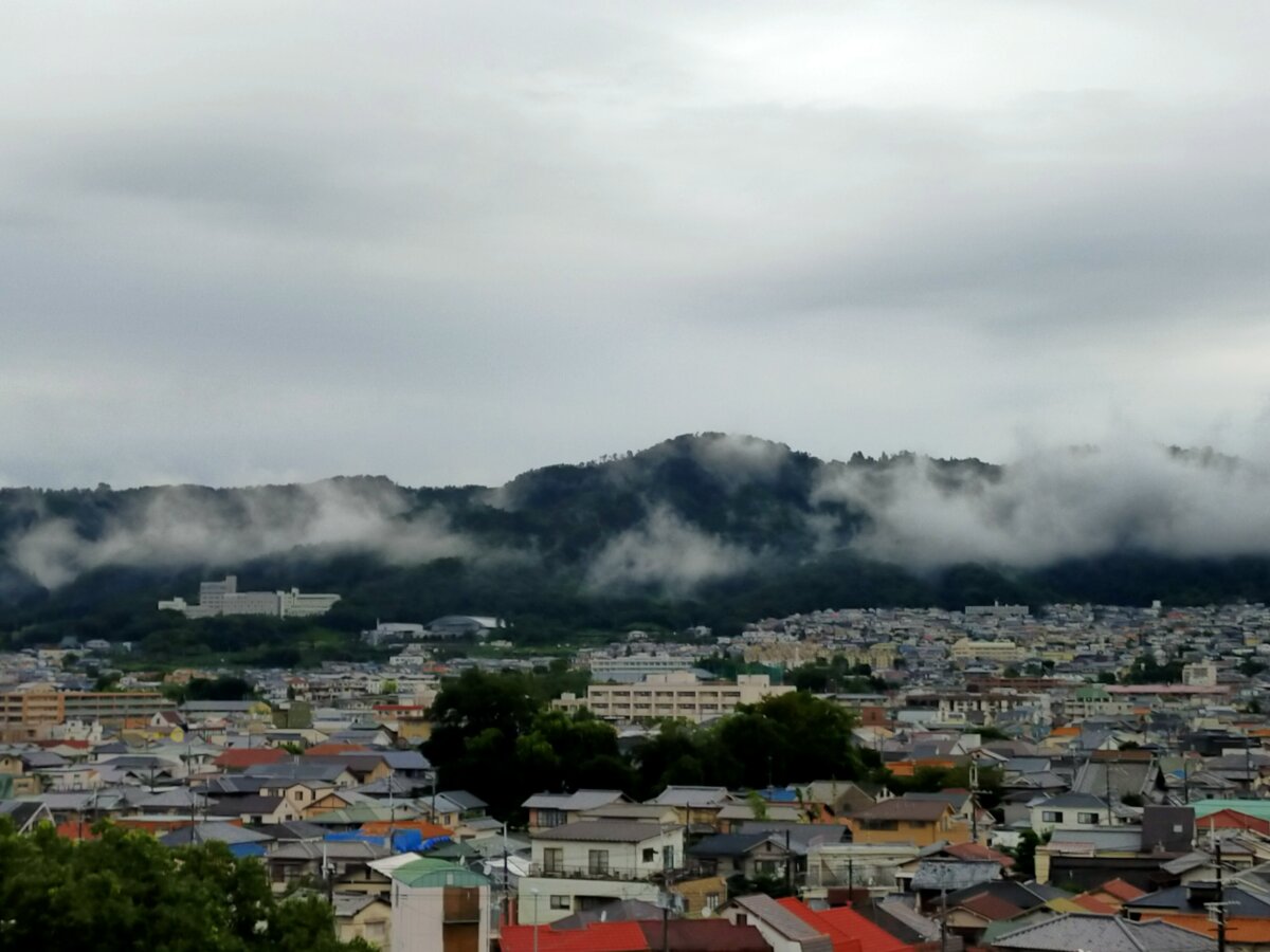 朝の箕面山