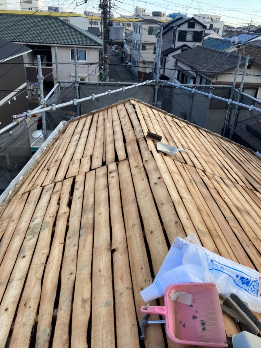 屋根 吹き替え