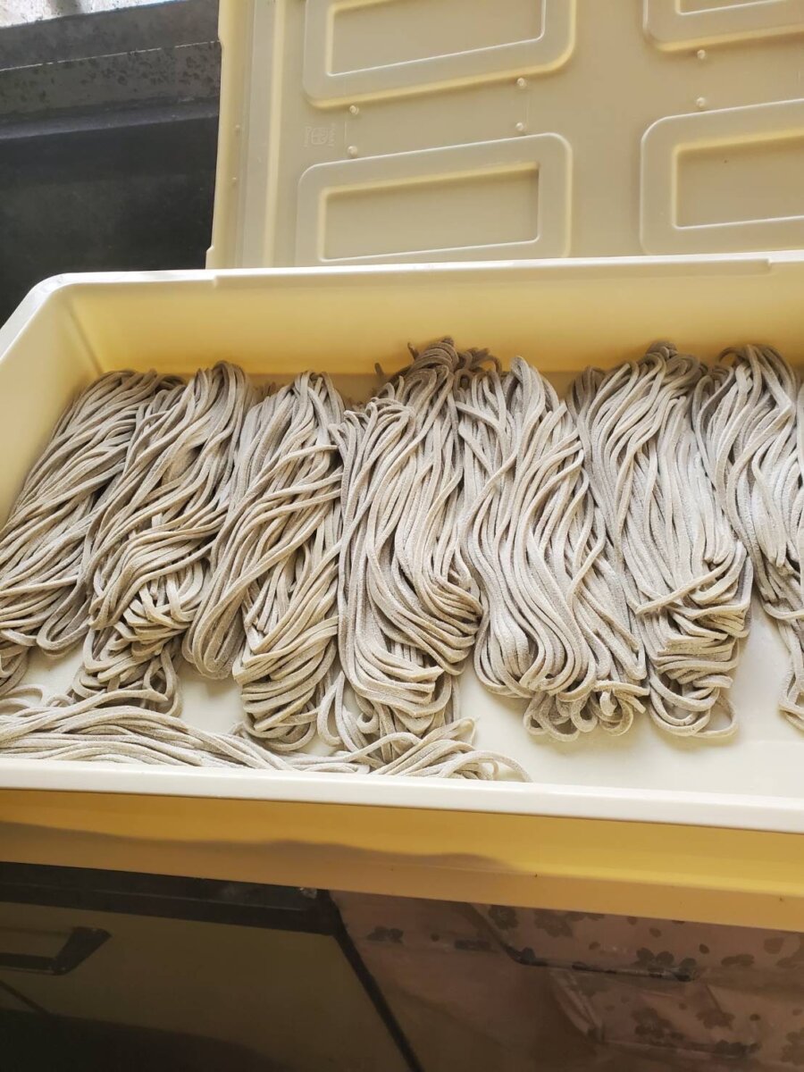 手打ち蕎麦です。