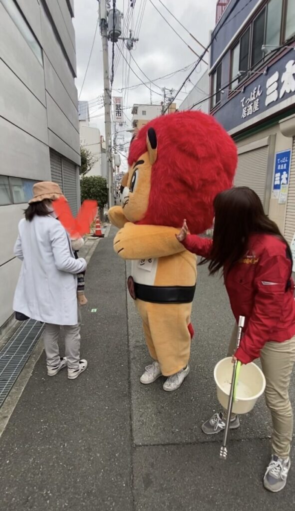 子どもにも大人気♡すまいるライオン君♡