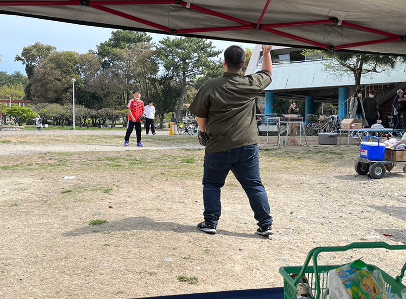 キャッチボール⚾️